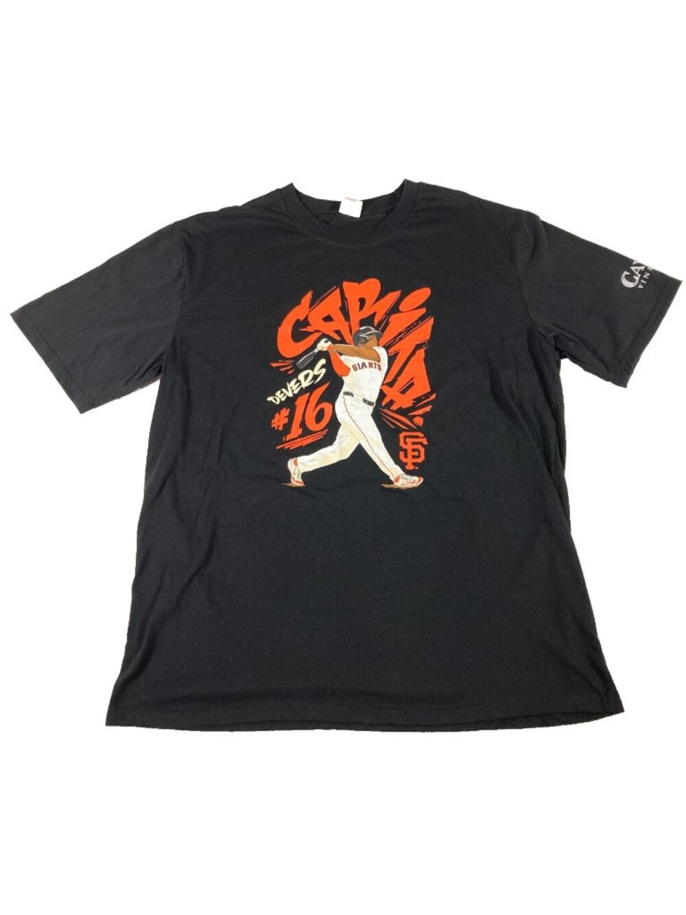 San Francisco Giants Rafael Devers 2025 Giveaway T-Shirt XL MLB Baseball Promo